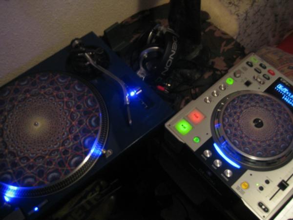 Denon + Technics blau 